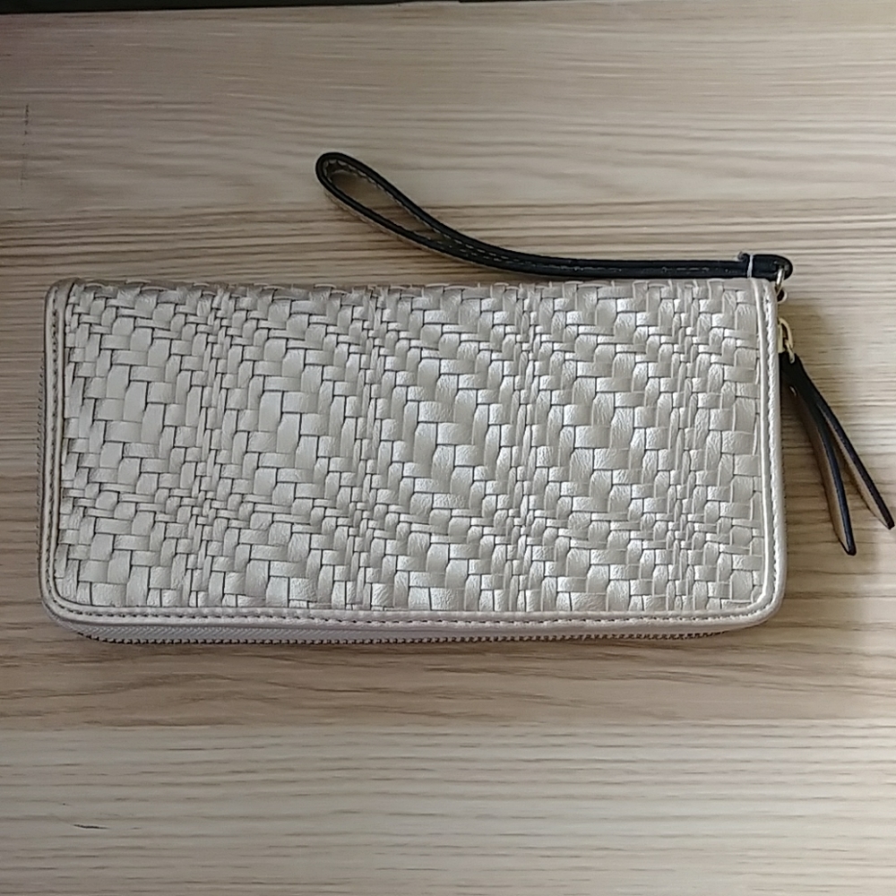 Gold Wristlet Wallet
